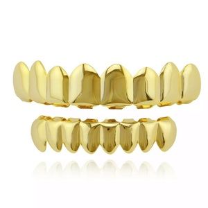 18k Teeth Dental Grills- 8 Top & Bottom Mold Kit